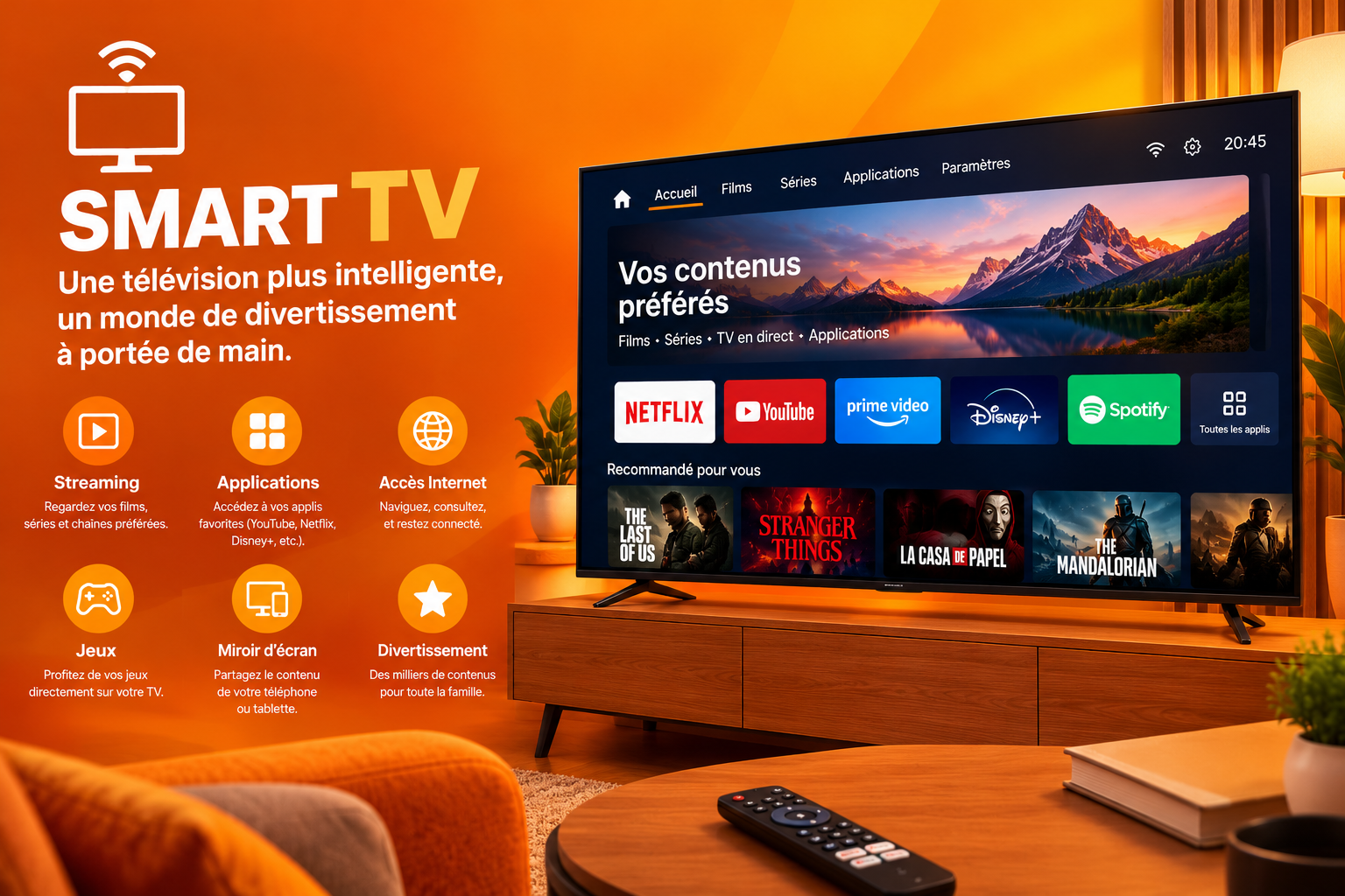 Abonnement IPTV ShowIPTV4K : chaînes TV, films et séries en streaming HD sur Smart TV