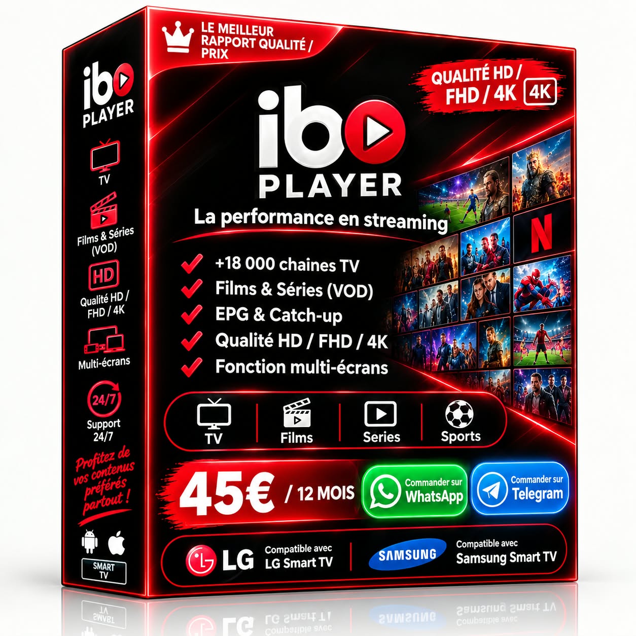 IBO Player – Abonnement 12 mois – ShowIPTV4K