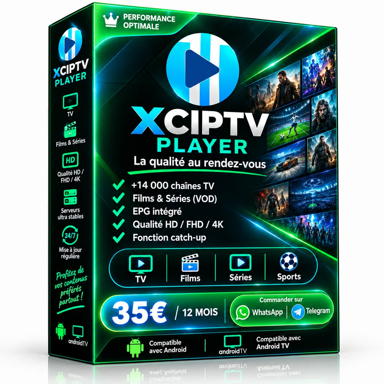 XCIPTV Player – Abonnement 12 mois – ShowIPTV4K